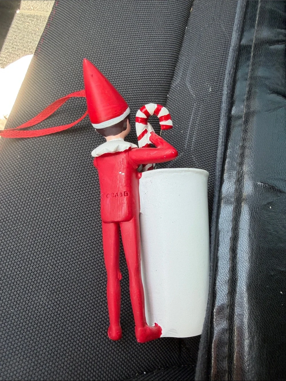 Dunkin® Red Elf Ornament with Hot Beverage